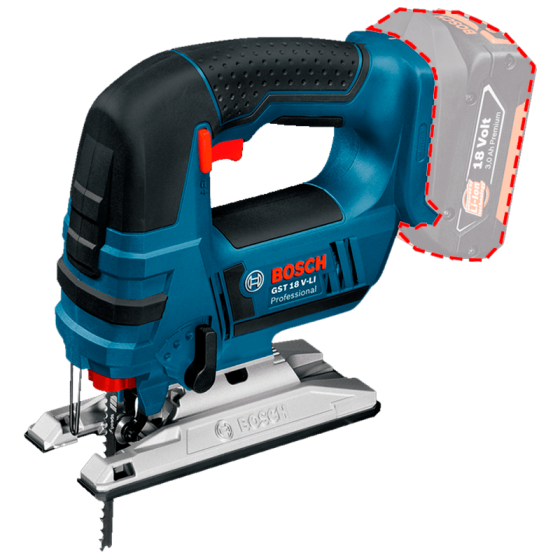 Sierra Caladora Inalámbrica 18v Bosch GST 18v-li