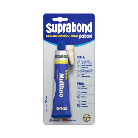 Sellador Multiuso 50cc Pintable Perbond Pomo Blist.